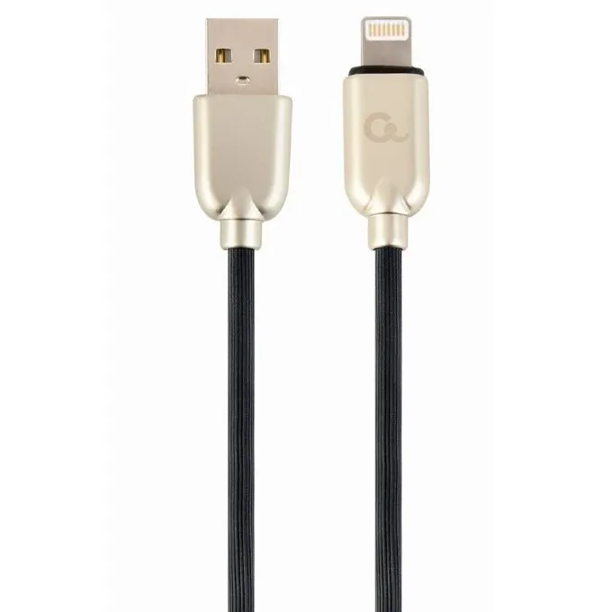 Cablu încărcare și sincronizare Cablexpert CC-USB2R-AMLM-1M, USB Type-A/Lightning, 1m, Negru