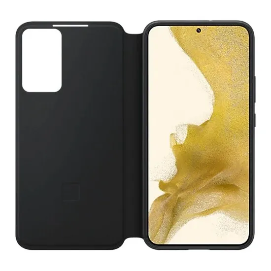 Husă tip carte Samsung Smart Clear View Cover for Galaxy S22+, Negru