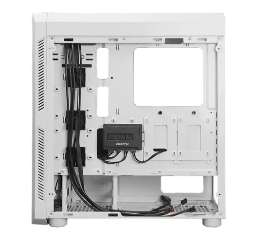 Carcasă PC Chieftec GL-03W-OP, Midi-Tower, ATX, Alb