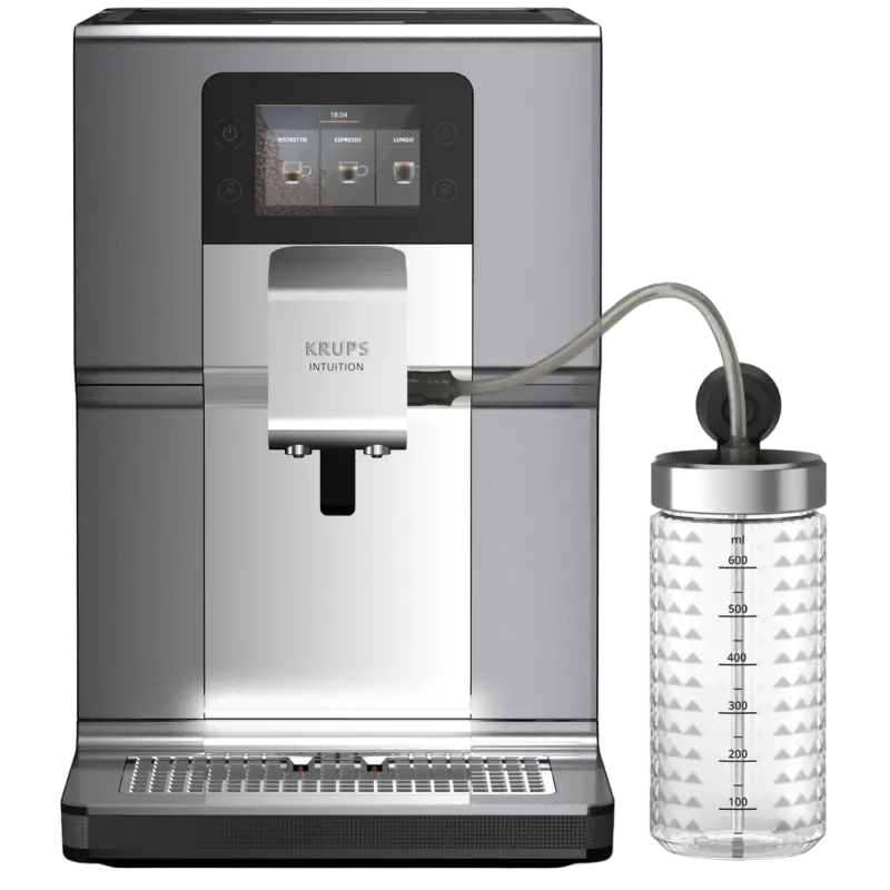 Espressor automat Krups EA875E10, Argintiu