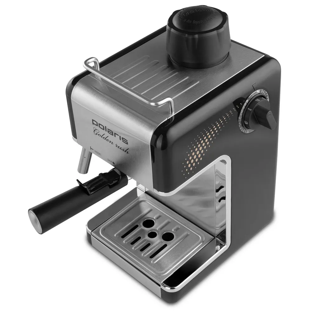 Espressor manual Polaris PCM4006A, 800W, Argintiu