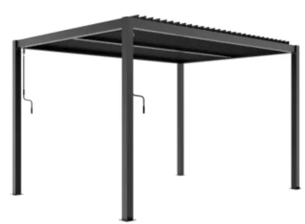 Pergolă din aluminiu Green Bay 3x4 m
