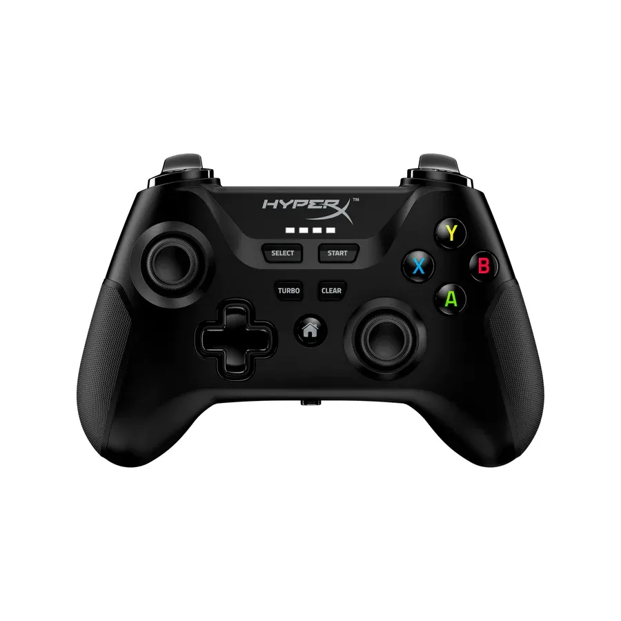 Wireless Gamepad HyperX Clutch , 4 axes, D-Pad, 2 mini joysticks, Bumpers,600mAH,Mobile Clip, BT/USB