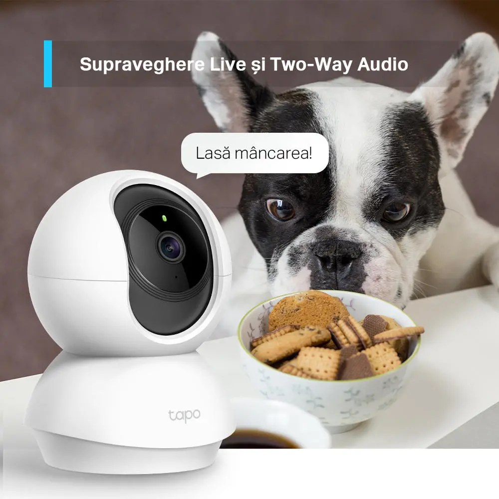 Camera de supraveghere Smart TP-LINK Tapo C200, Alb