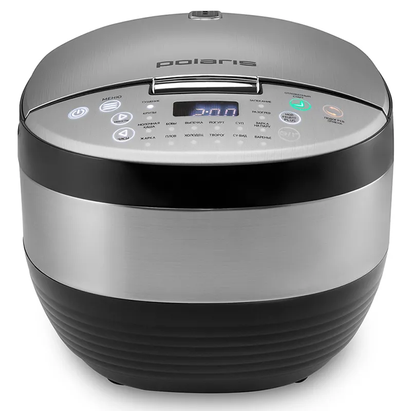 Aparat de gătit multifuncțional Polaris PMC 0490AD, Negru Argintiu