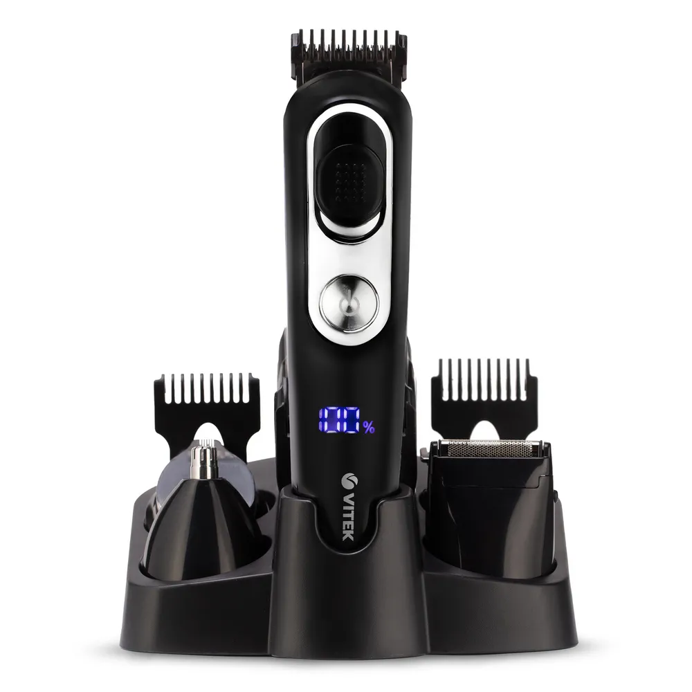 Trimmer pentru bărbați VITEK VT-2549, Negru | Argintiu
