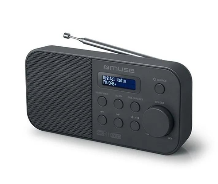 Radio portabil MUSE M-109 DB, Negru