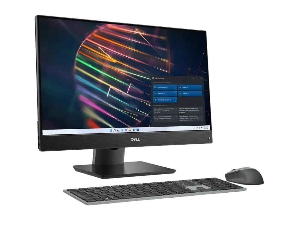 Computer All-in-One DELL OptiPlex 5400, 23,8", Intel Core i5-12500, 8GB/256GB, Linux Ubuntu, Negru