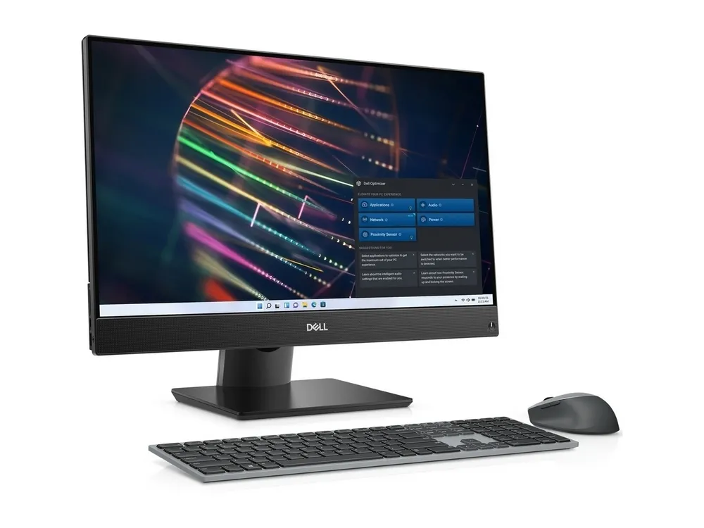 Computer All-in-One DELL OptiPlex 5400, 23,8", Intel Core i5-12500, 8GB/256GB, Linux Ubuntu, Negru