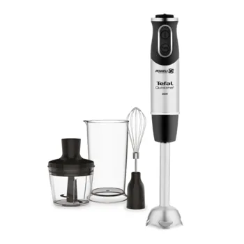 Blender de mână Tefal HB653838, Argintiu