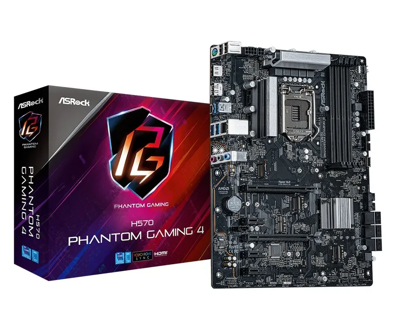 Placă de bază ASRock H570 PHANTOM GAMING 4, LGA1200, Intel H570, ATX