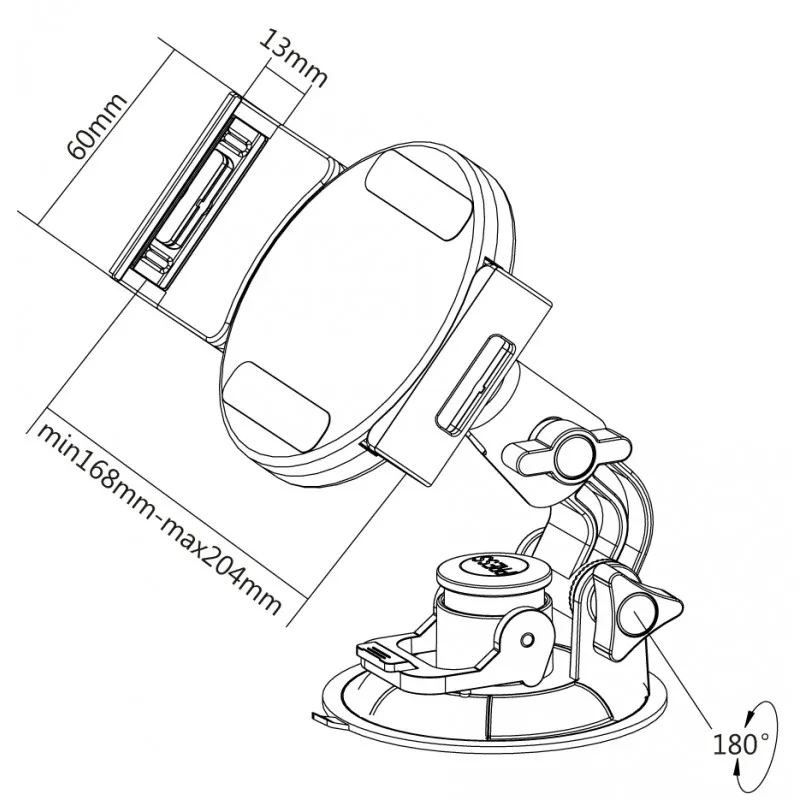 Suport Auto Reflecta Tabula Car WS Universal Tablet Holder, Alb
