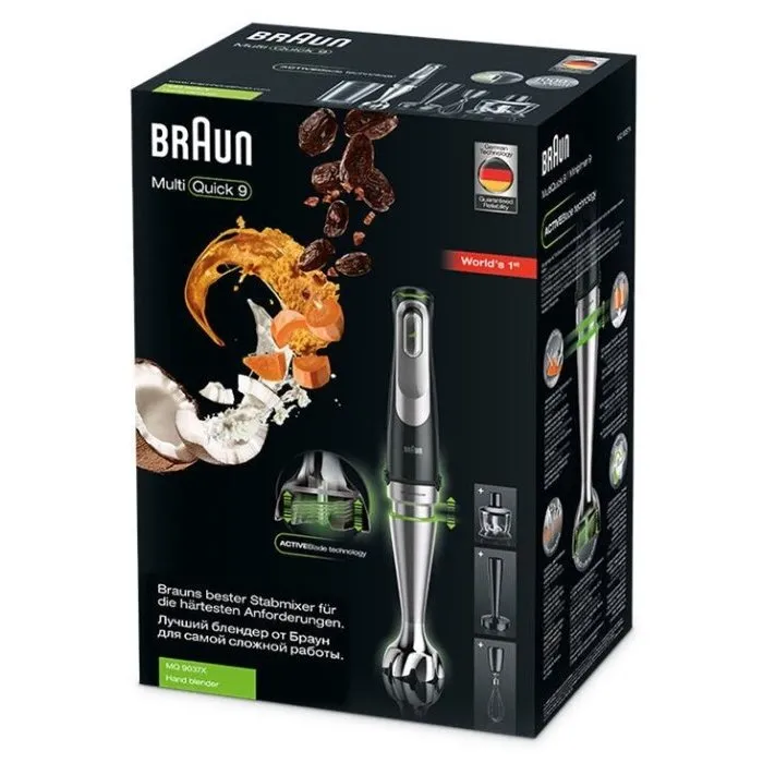 Blender de mână BRAUN MQ9027, Negru