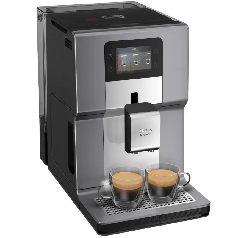 Espressor automat Krups EA875E10, Argintiu