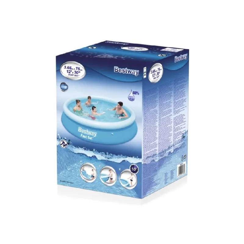 Piscină gonflabilă Bestway 57274, 5377L, Albastru deschis