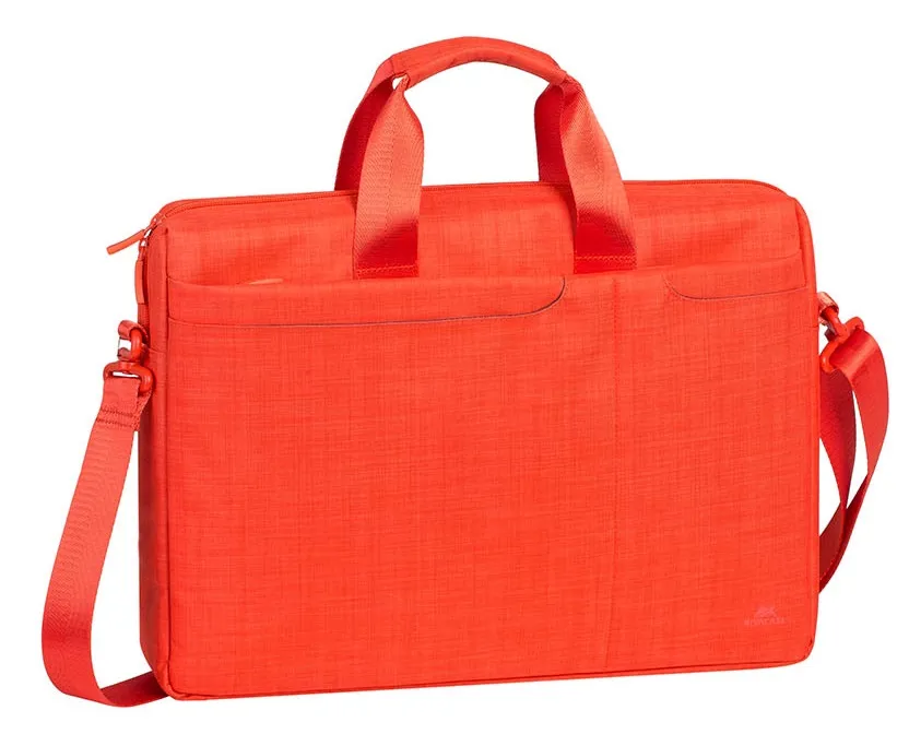 Geantă pentru Laptop RivaCase Biscayne, 15.6", Poliester, Portocaliu