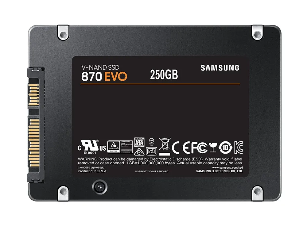 Unitate SSD Samsung 870 EVO  MZ-77E250, 250GB, MZ-77E250B/EU