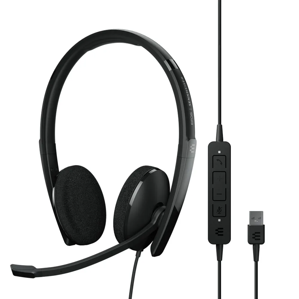 Căști EPOS ADAPT 160 USB II, Negru