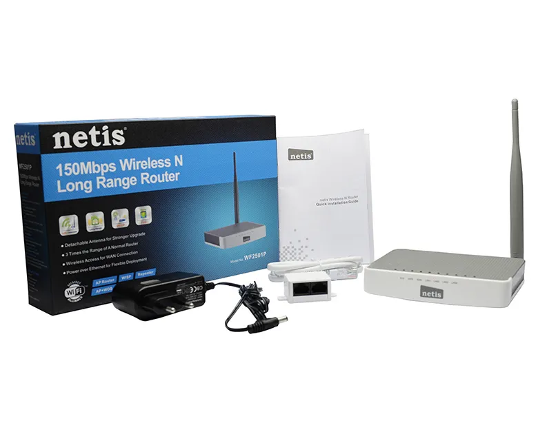 Router fără fir Netis WF2501P, Alb