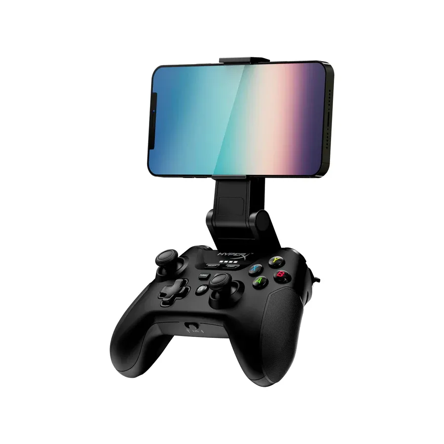 Wireless Gamepad HyperX Clutch , 4 axes, D-Pad, 2 mini joysticks, Bumpers,600mAH,Mobile Clip, BT/USB