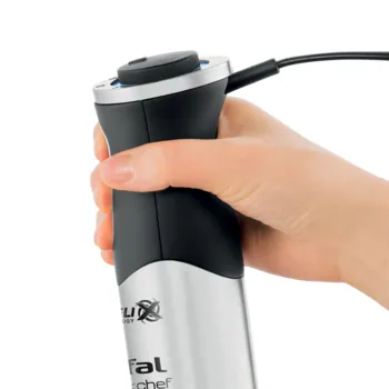 Blender de mână Tefal HB653838, Argintiu