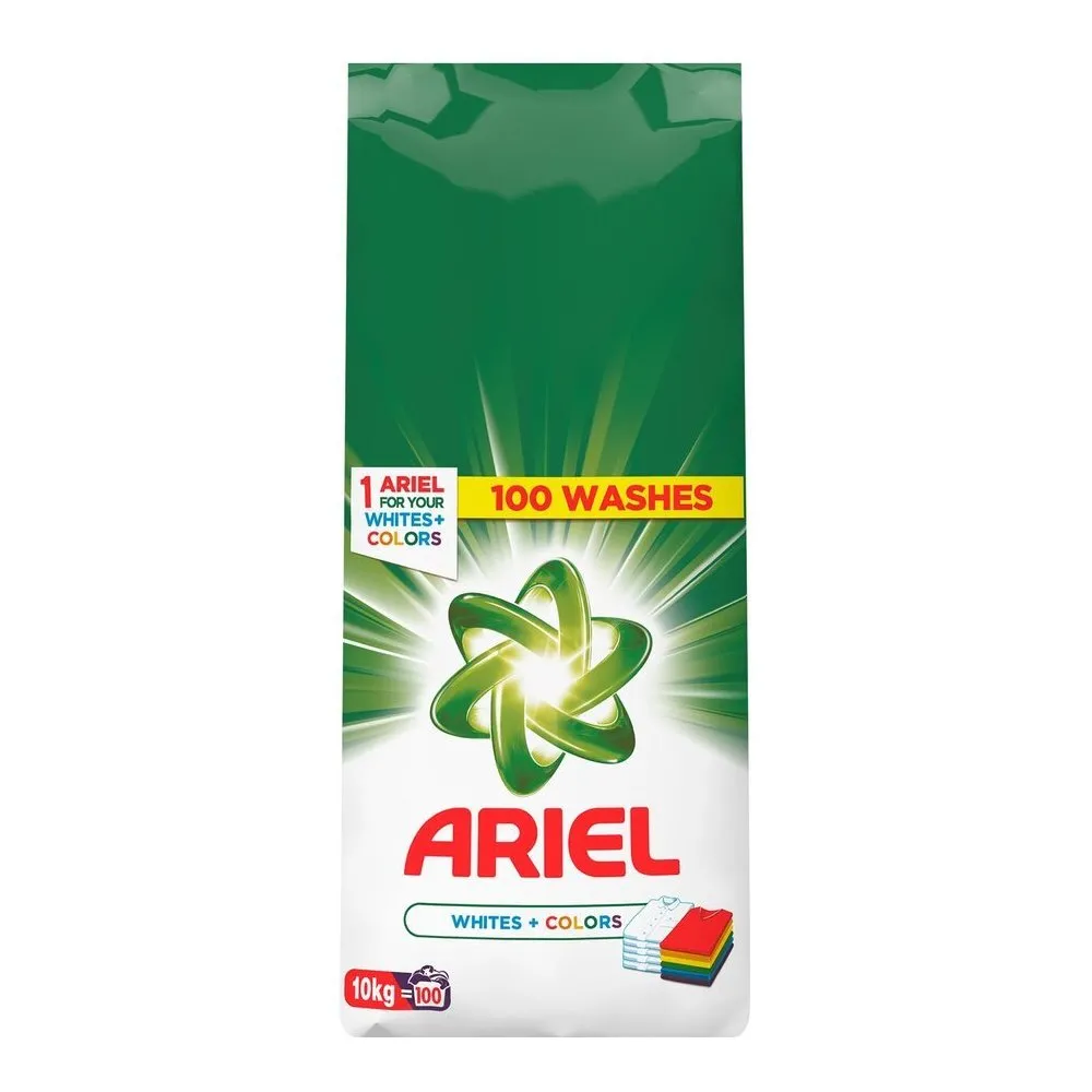 Detergent de rufe Ariel Whites+Colors, 10 kg