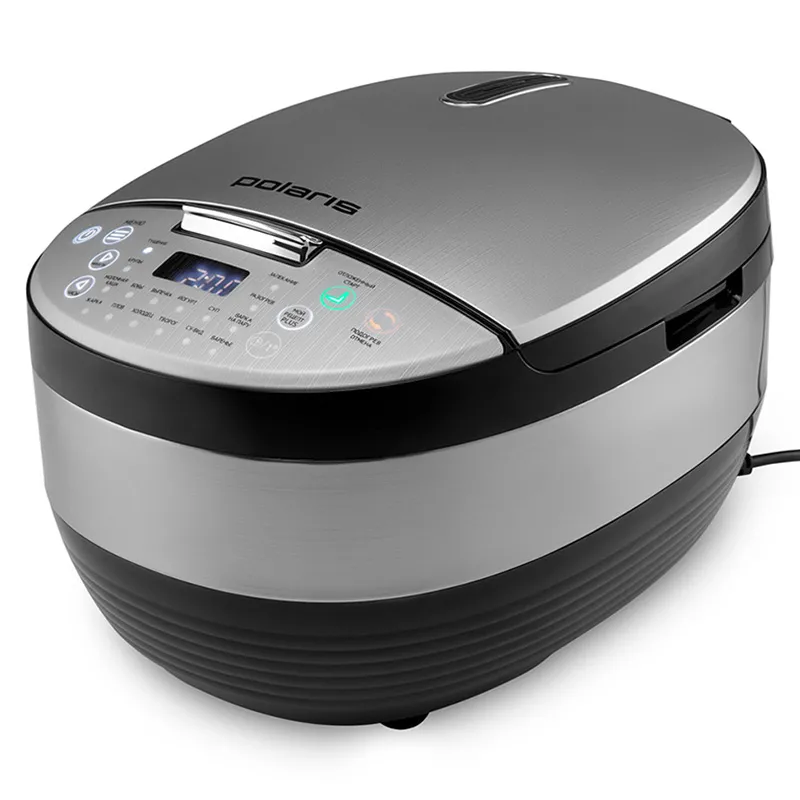 Aparat de gătit multifuncțional Polaris PMC 0490AD, Negru Argintiu