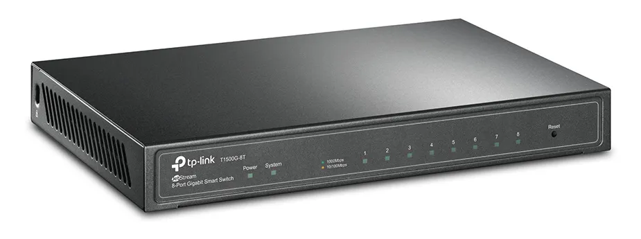 Switch de rețea TP-LINK T1500G-8T, 8x 10/100/1000 Mbps