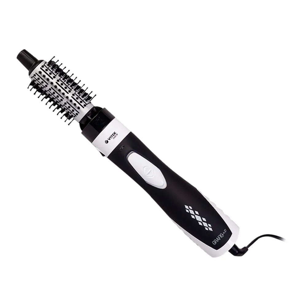 Uscător de păr-perie VITEK VT-2510, 1000 W, Negru | Alb
