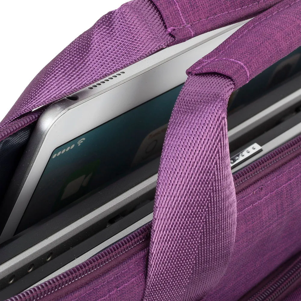 Geantă pentru Laptop RivaCase Biscayne, 15.6", Poliester, Violet
