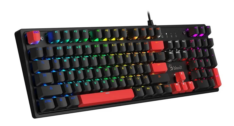 Tastatură Bloody S510R, Cu fir, Fire Black