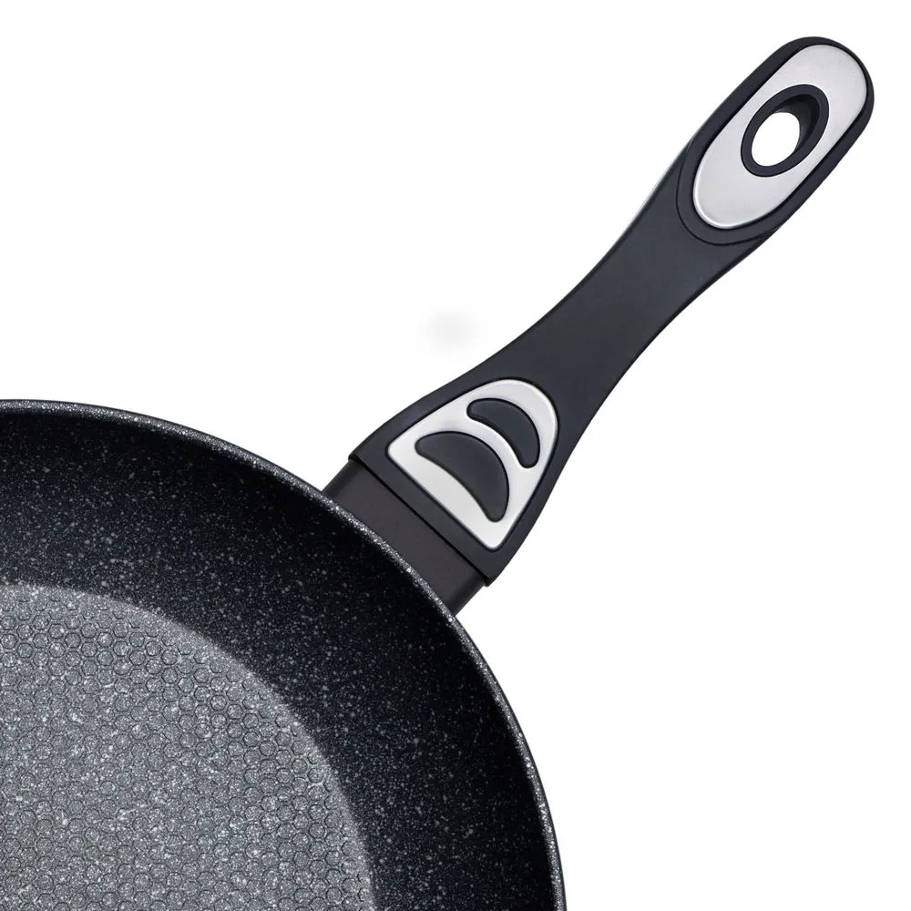 Tigaie RESTO 93155, 30cm, Negru