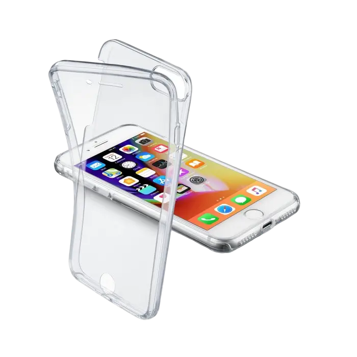 Husă Cellularline Clear Touch - iPhone SE (2020)/8/7, Transparent
