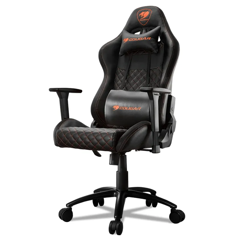 Scaun Gaming Cougar Armor Pro, PVC Piele, Negru