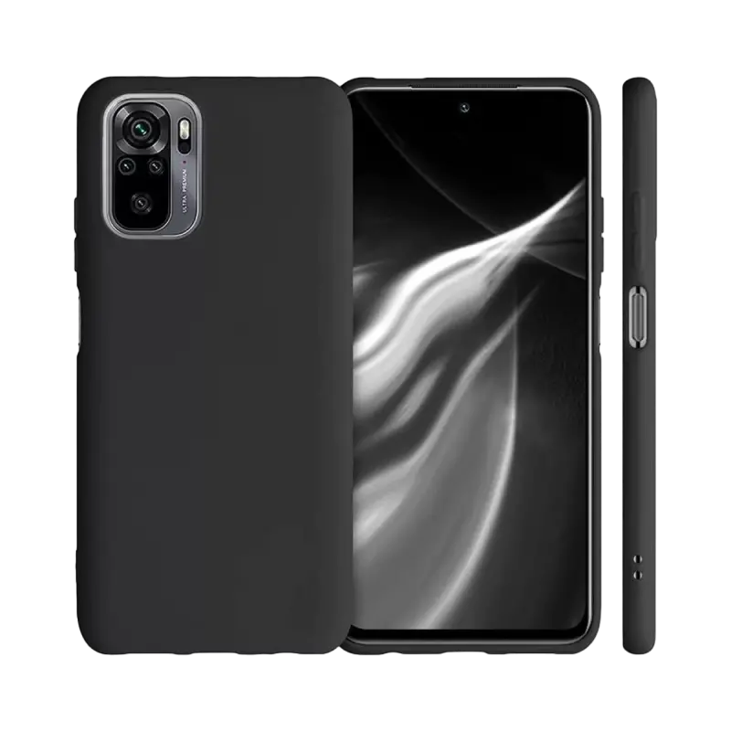 Husă Xcover Redmi Note 10/Note10S - Soft Touch (Microfiber), Negru