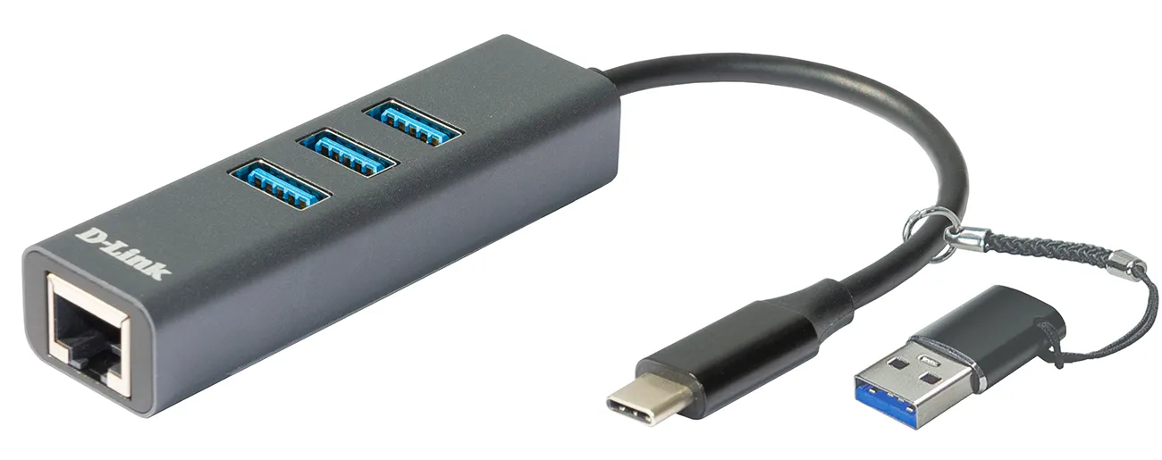 Adaptor de rețea D-Link DUB-2332, Gri