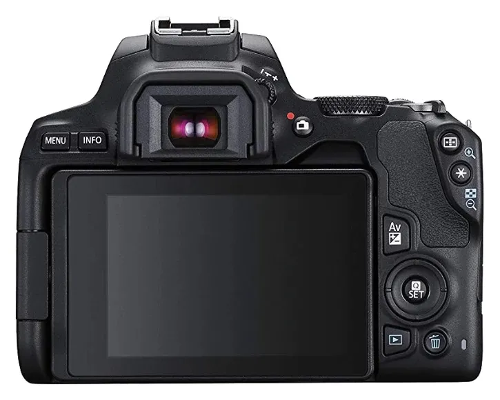 Aparat foto DSLR Canon EOS 250D + EF-S 18-55 DC III, Negru