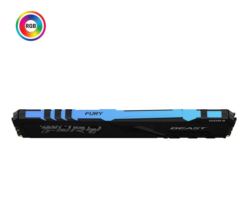 Memorie RAM Kingston FURY Beast RGB, DDR4 SDRAM, 2666 MHz, 16GB, KF426C16BB1A/16