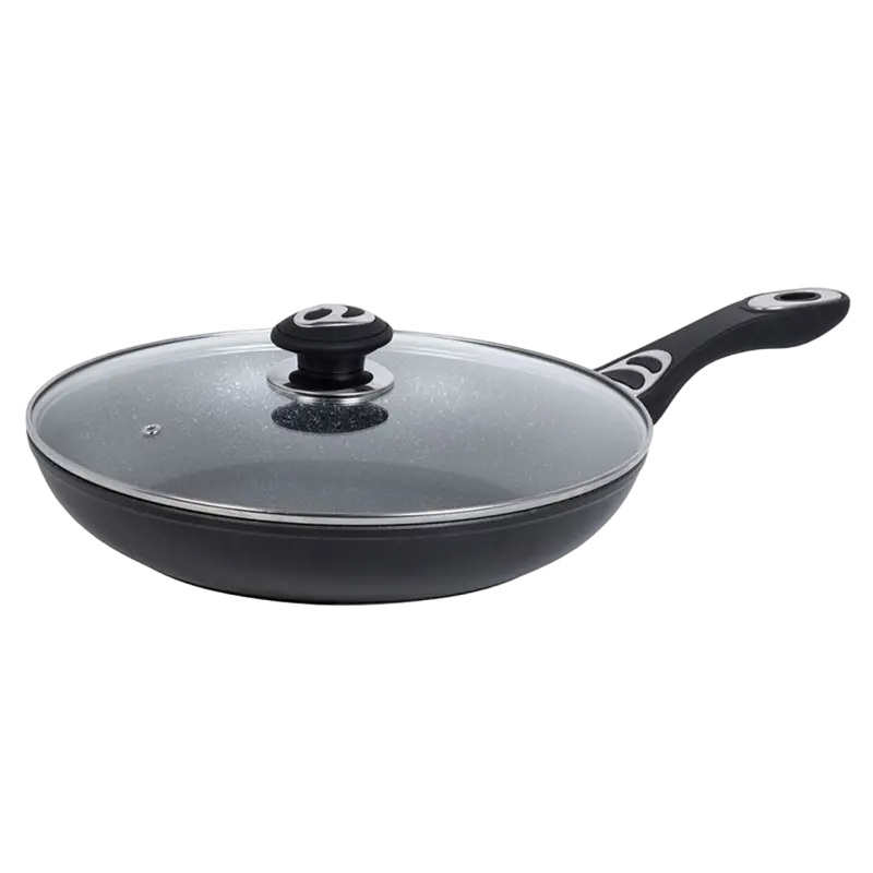 Tigaie RESTO 93155, 30cm, Negru