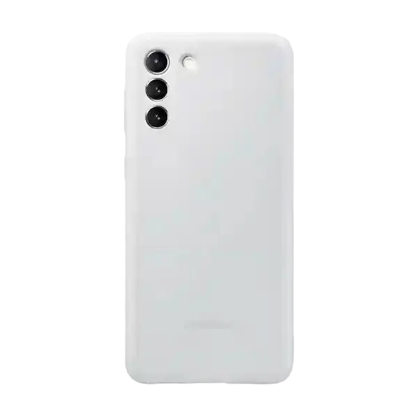 Husă Samsung Silicone Cover for Galaxy S21+, Gri deschis