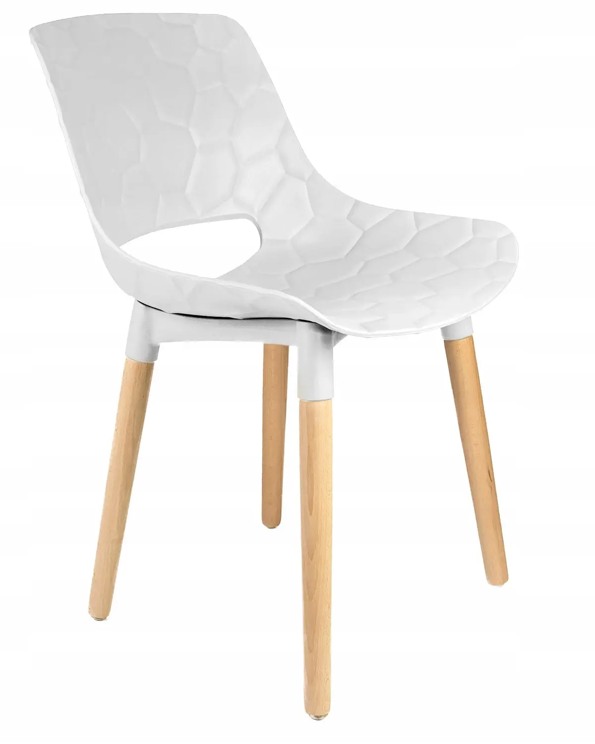 Scaun scandinav JUMI DAVIS (alb)