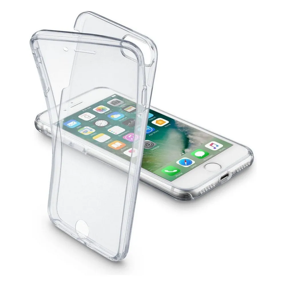 Husă Cellularline Clear Touch - iPhone SE (2020)/8/7, Transparent