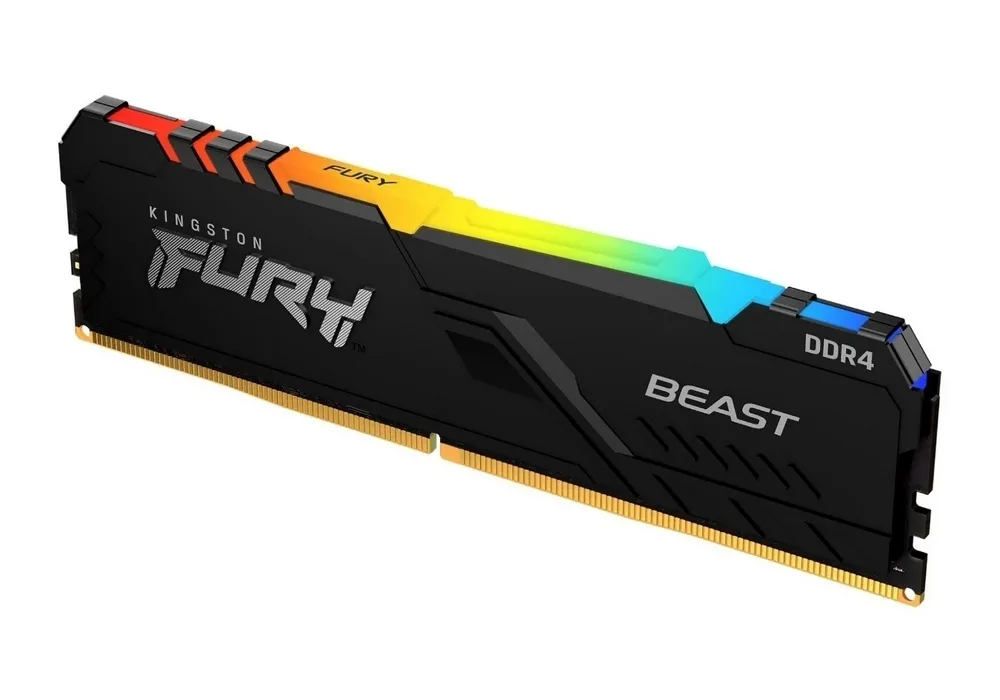 Memorie RAM Kingston FURY Beast RGB, DDR4 SDRAM, 2666 MHz, 16GB, KF426C16BB1A/16