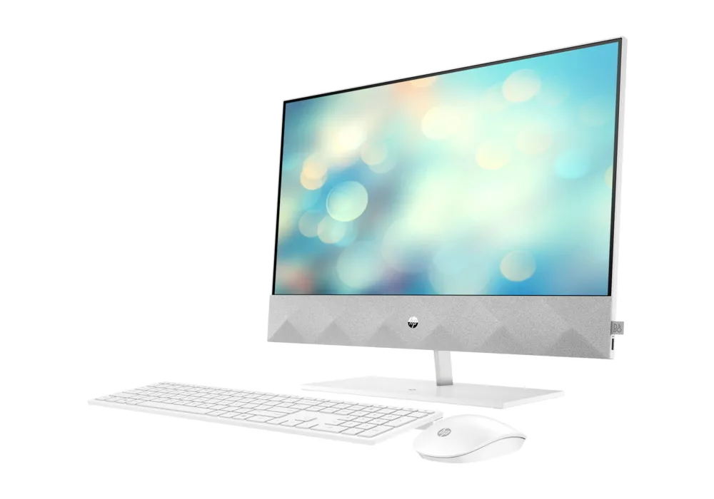 Computer All-in-One HP Pavilion 24-K1012UR, 23,8", Intel Core i3-10305T, 8GB/512GB, FreeDOS, Argintiu