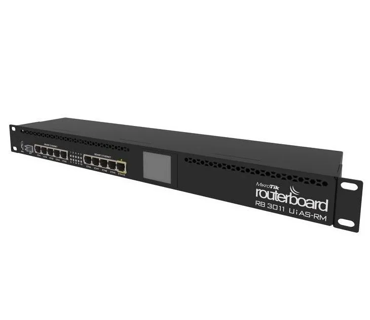 Router MikroTik RB3011UiAS-RM, Negru