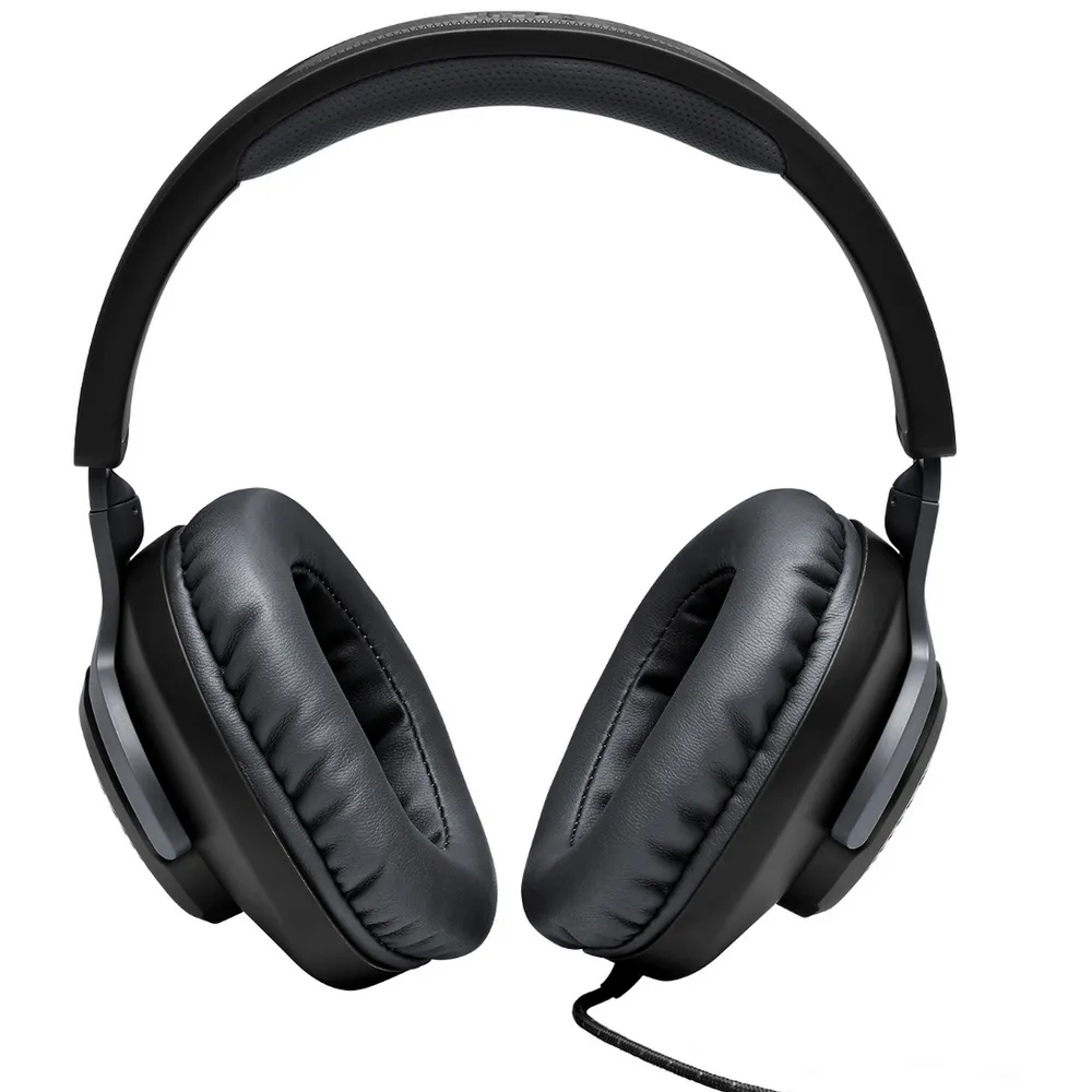 Căști gaming JBL Quantum 100, Cu fir, Negru