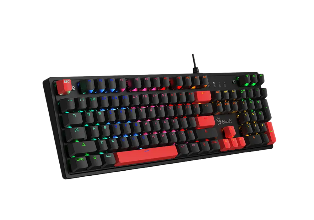 Tastatură Bloody S510R, Cu fir, Fire Black