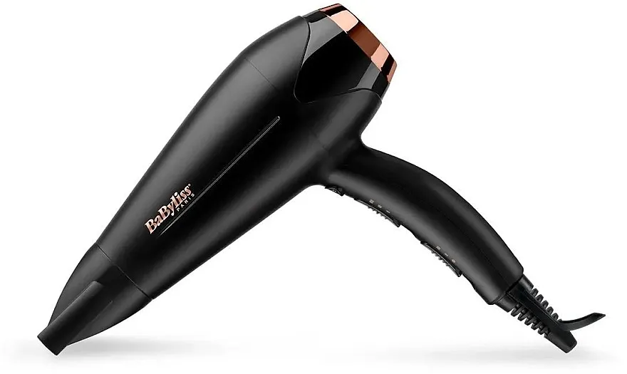 Uscător de păr BaByliss Turbo Shine D570DE, 2200 W, Negru