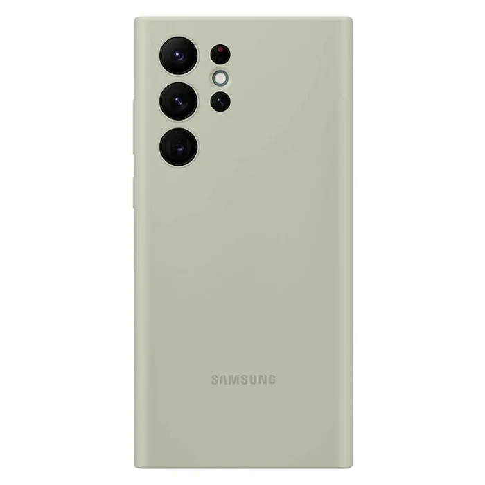 Husă Samsung Silicone Cover for Galaxy S22 Ultra, Verde