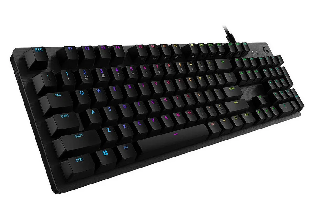 Tastatură Logitech G512 Carbon Lightsync RGB, Cu fir, Negru